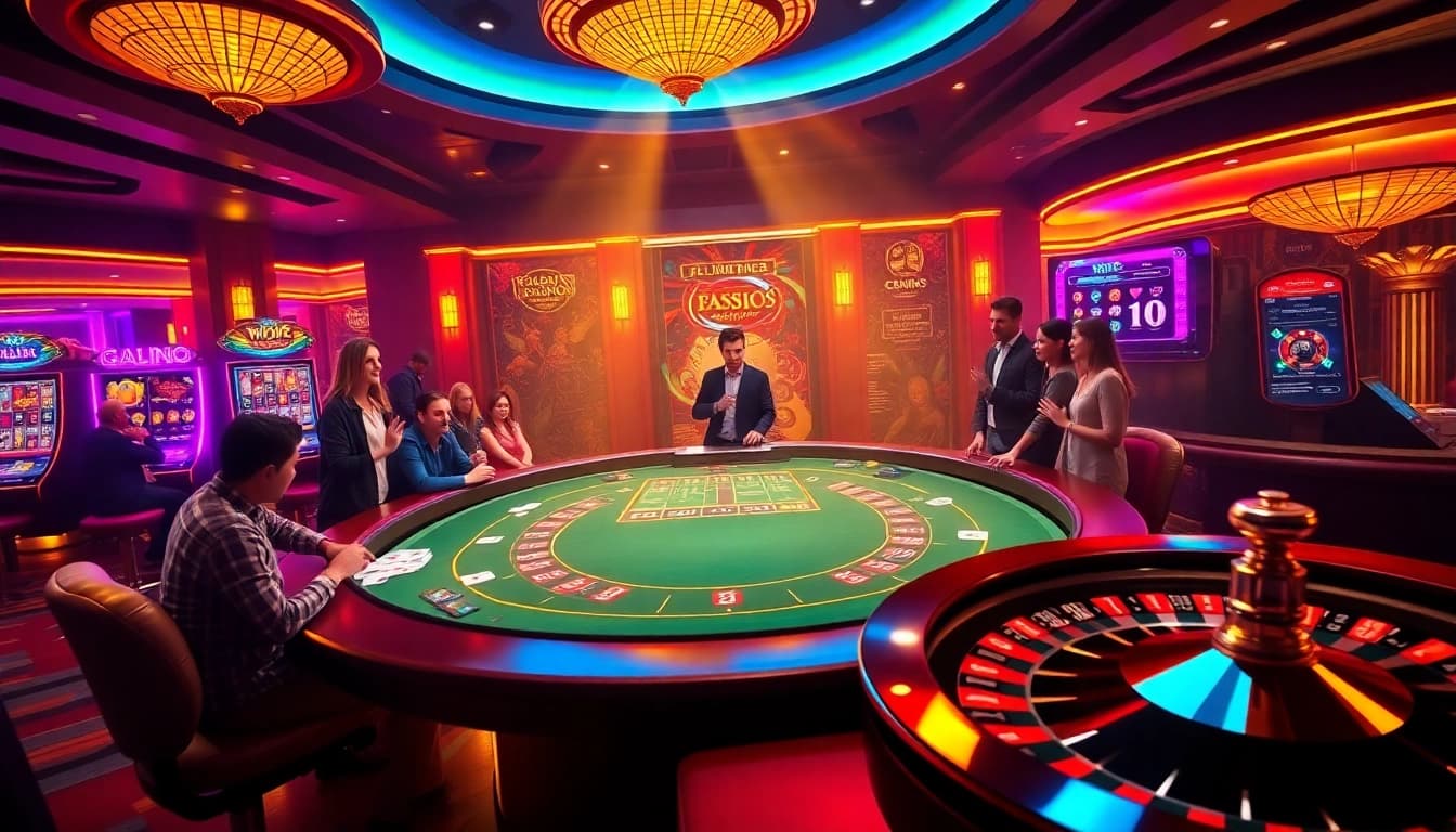 Fun88 com login interface with engaging table games, enhancing online gambling experience.