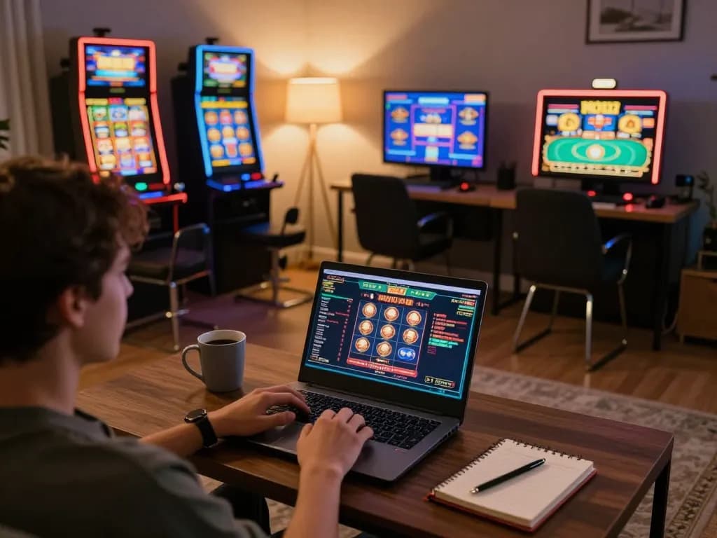 Engaging in online gambling with link f168 from the comfort of home during an exciting gaming session.