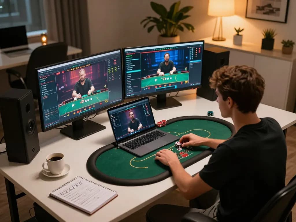TX88 online poker setup with engaging live dealer action captured in modern gaming environment