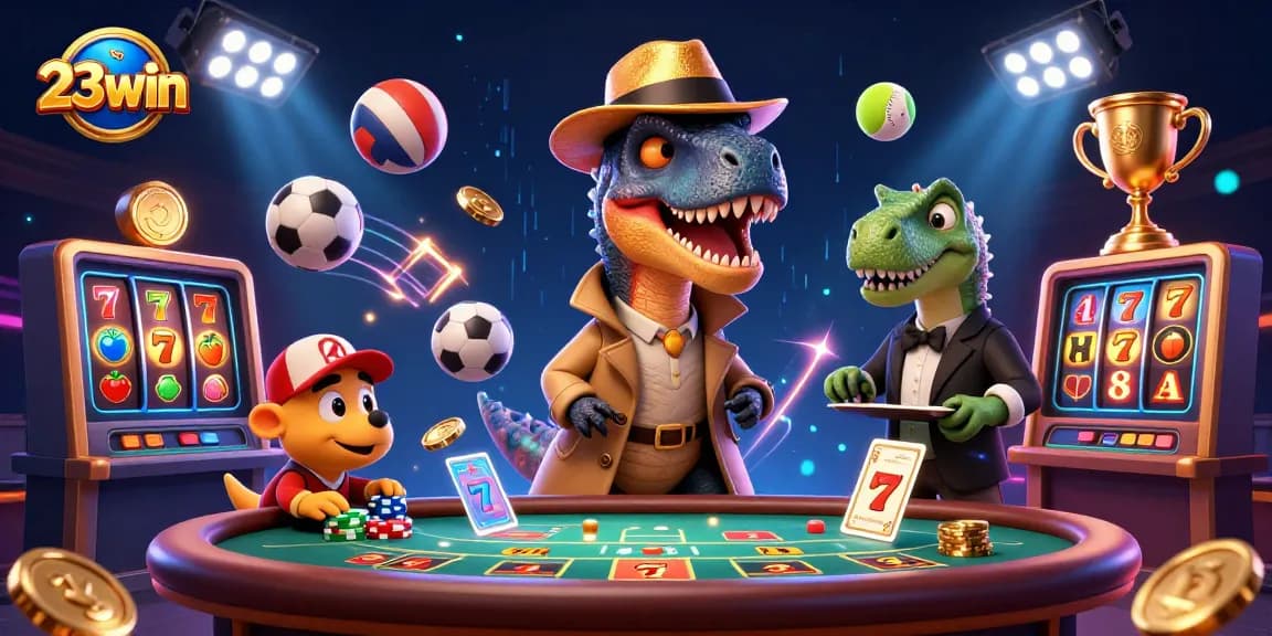 Experience the excitement of 23win with vibrant games featuring dinosaurs and thrilling action!