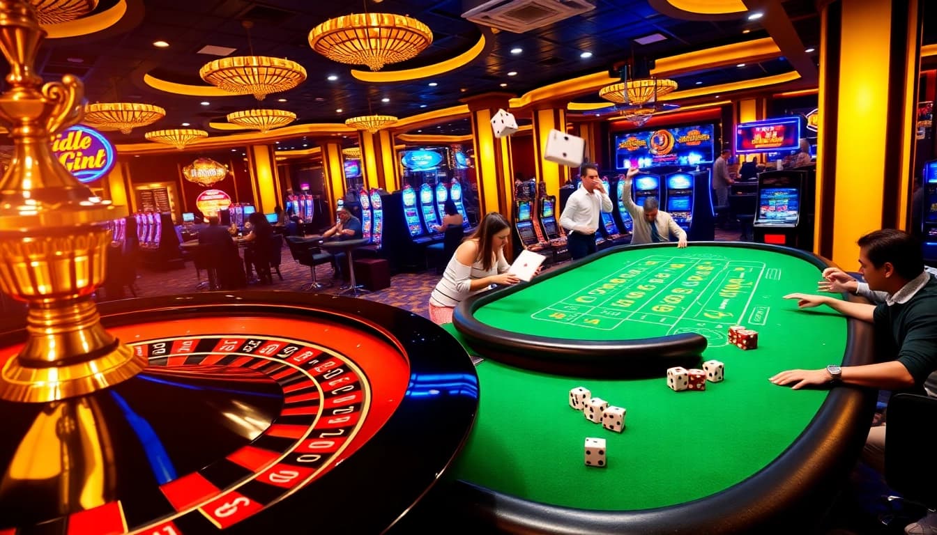 Engaged players at a vibrant casino table showcase excitement and strategy at https://mm88.agency/.