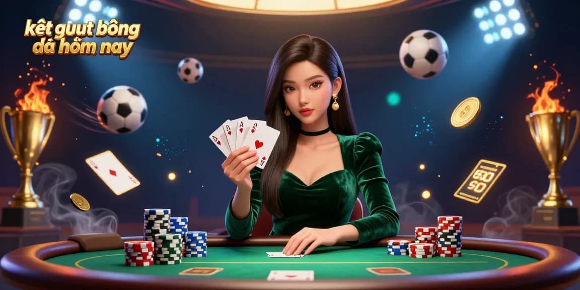 Experience the excitement of kết quả bóng đá hôm nay with this vibrant, dynamic sports betting illustration.