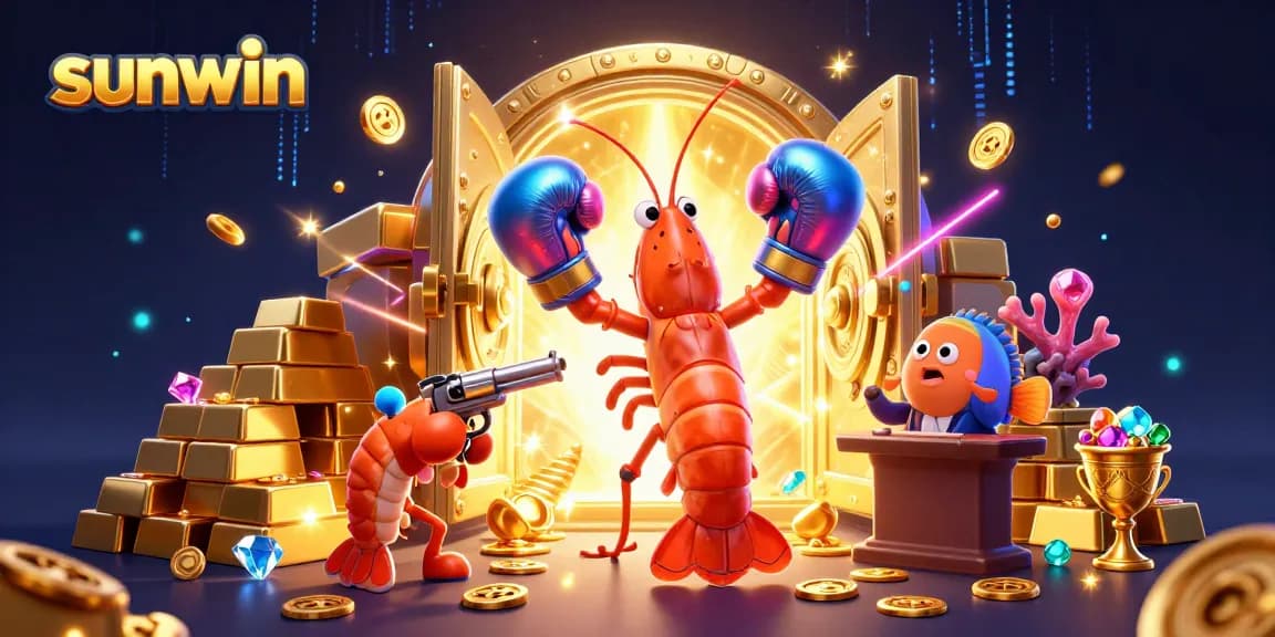 Engage in thrilling casino gameplay with sunwin featuring vibrant 3D characters and golden treasures.