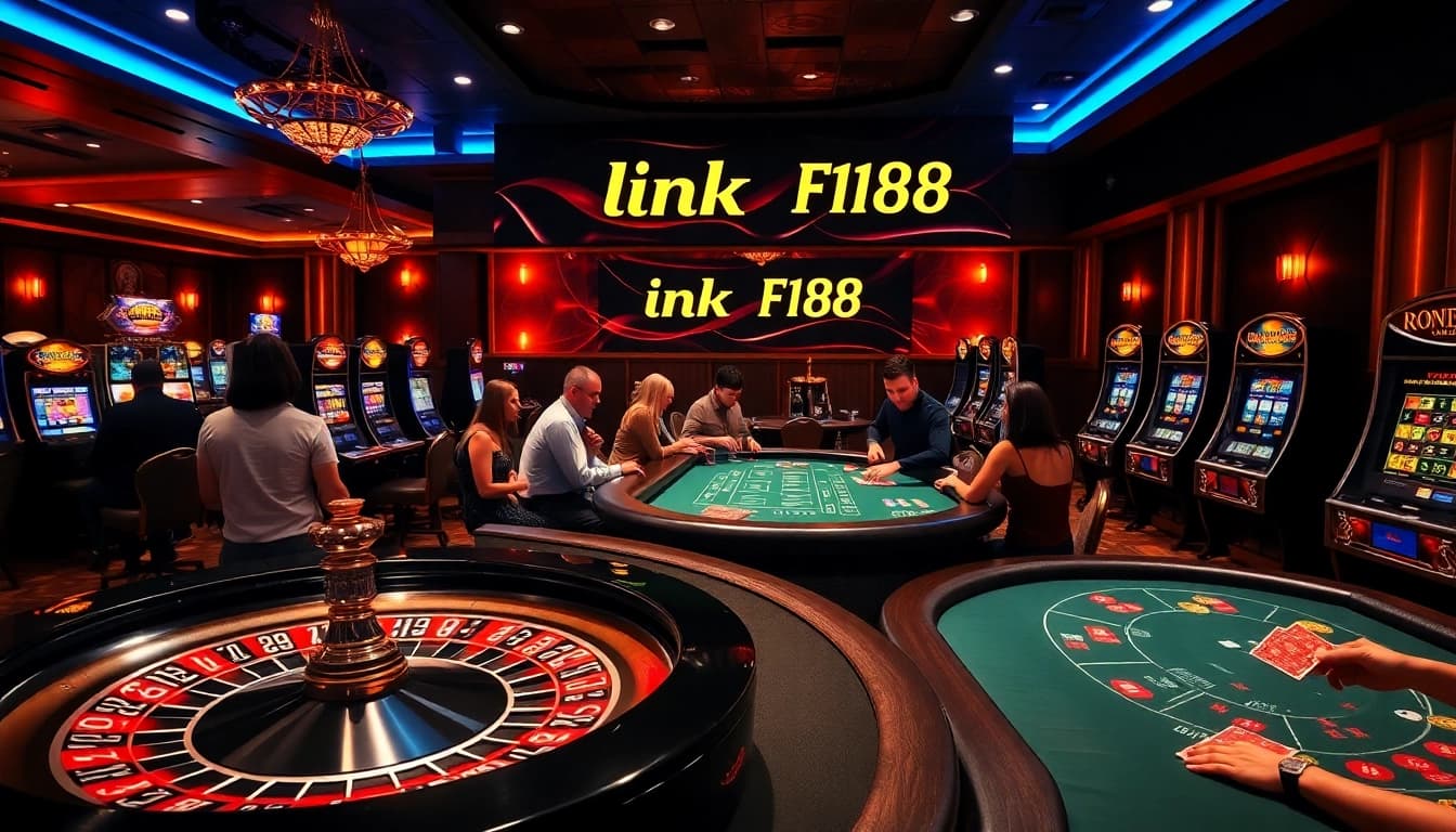 Experience the luxury and excitement of gambling at F168 link with vibrant casino elements.