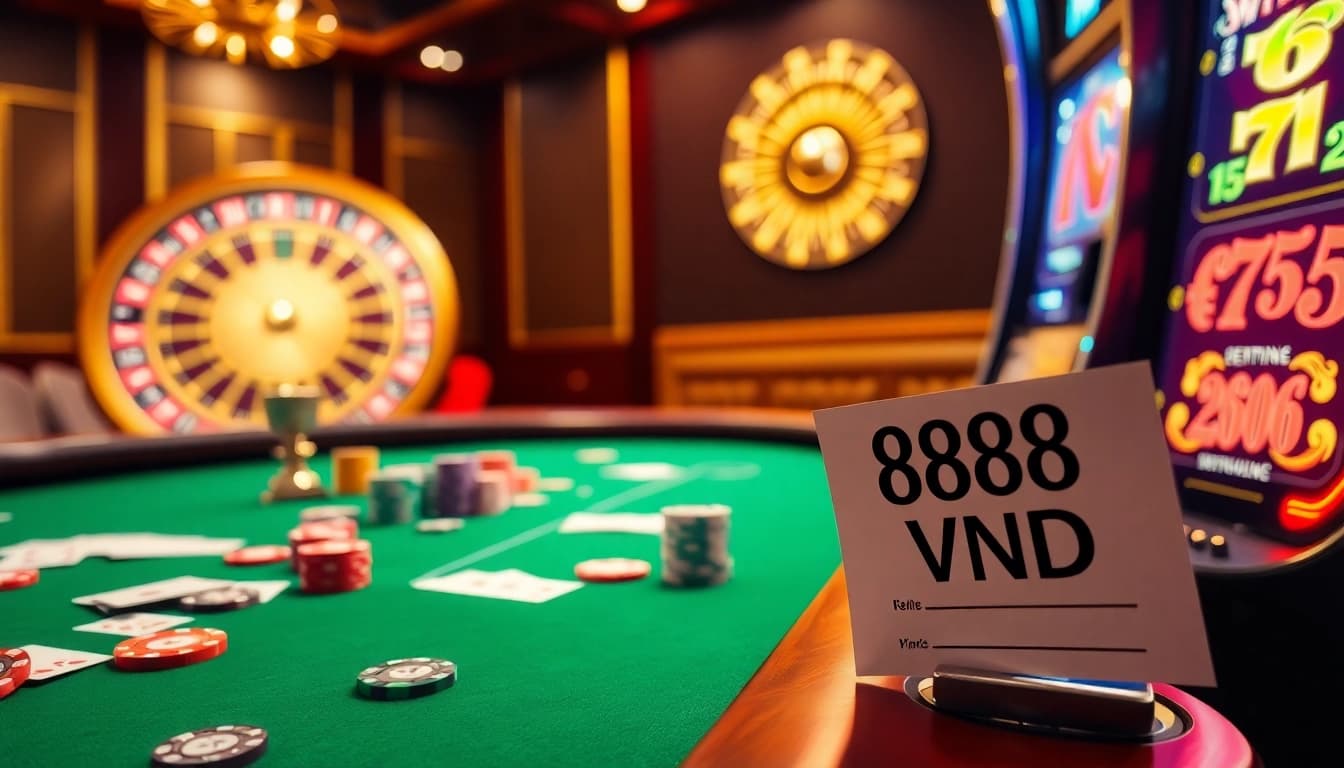 Experience the thrill of winning at a luxurious casino with 888vnd betting opportunities.