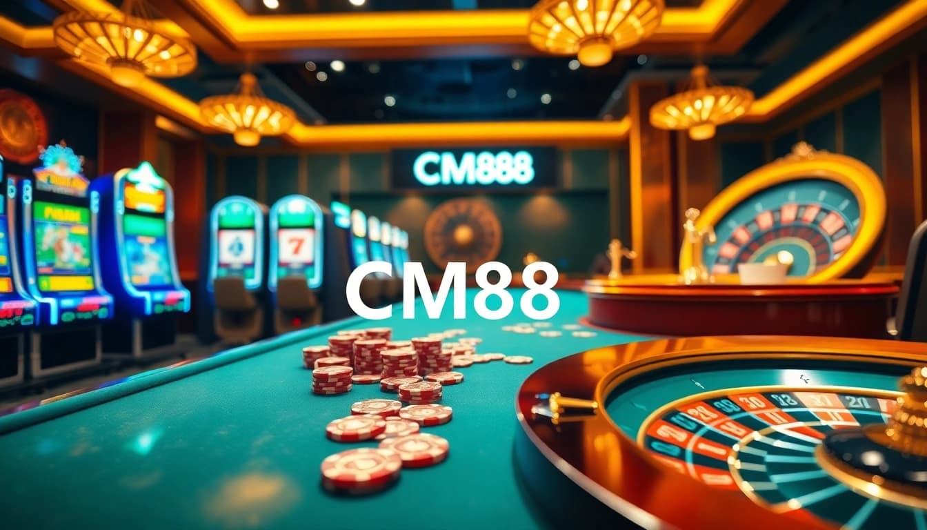 Experience thrilling moments while playing at link CM88's luxurious online casino.