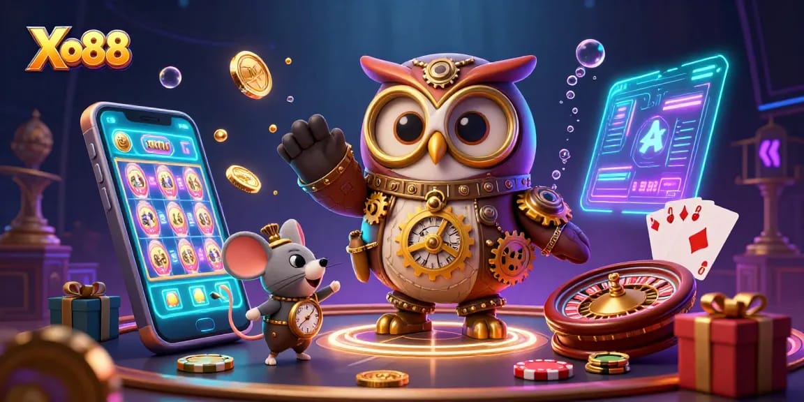 Xo88 immerses players in thrilling slot games with golden coins and vibrant visuals.