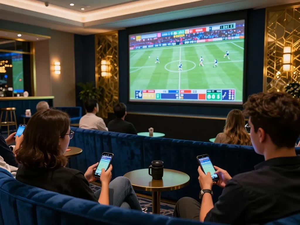 Place strategic bets on sports events at GA888's luxurious lounge with live screens and engaged fans.