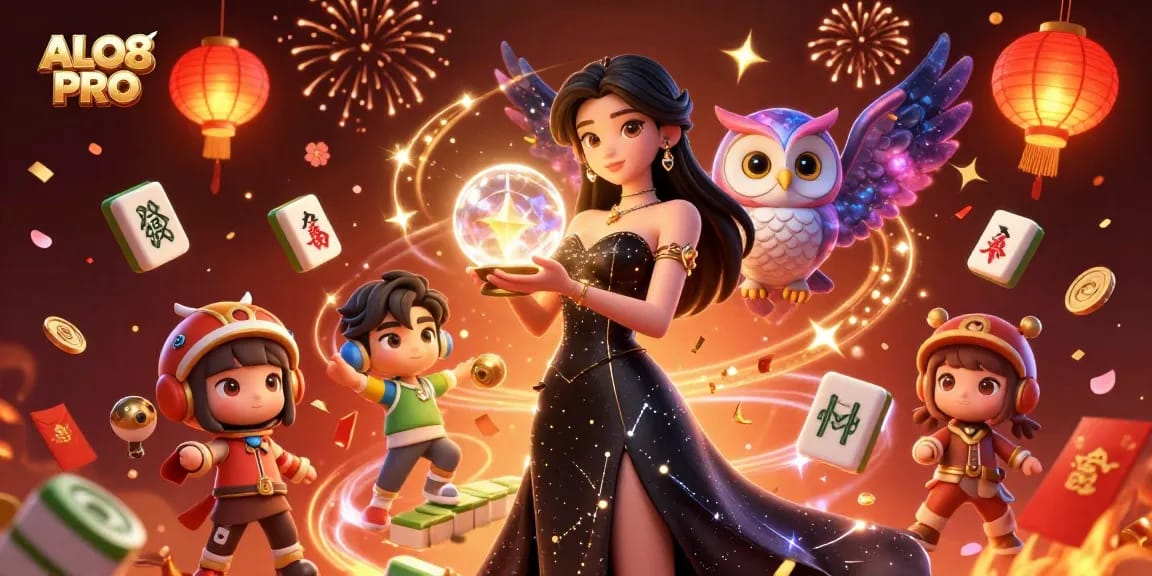 Experience thrilling gameplay at ALO8 PRO with a mystical scene full of vibrant casino elements.