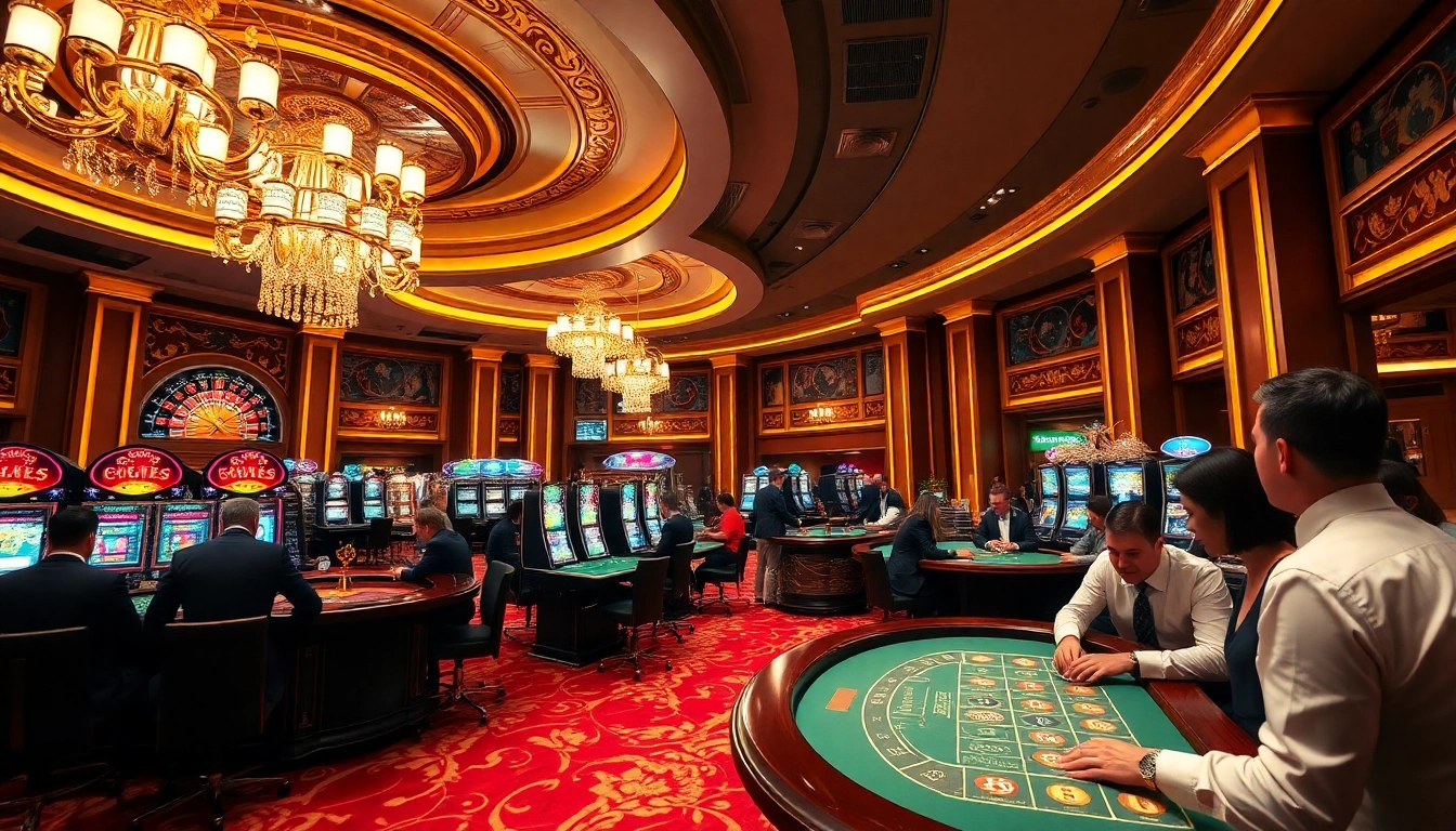 Players winning big at ee 88 casino with roulette and poker games in a luxurious setting.