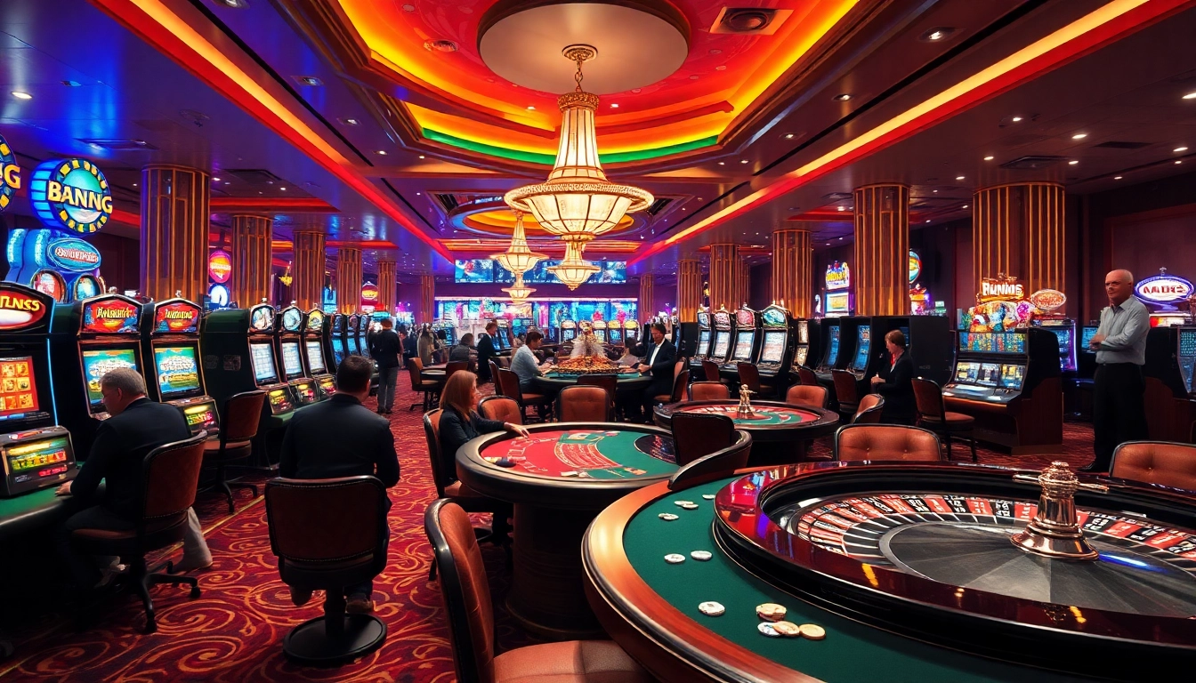Experience the excitement of top nhà cái with vibrant slot machines and thrilling casino action.