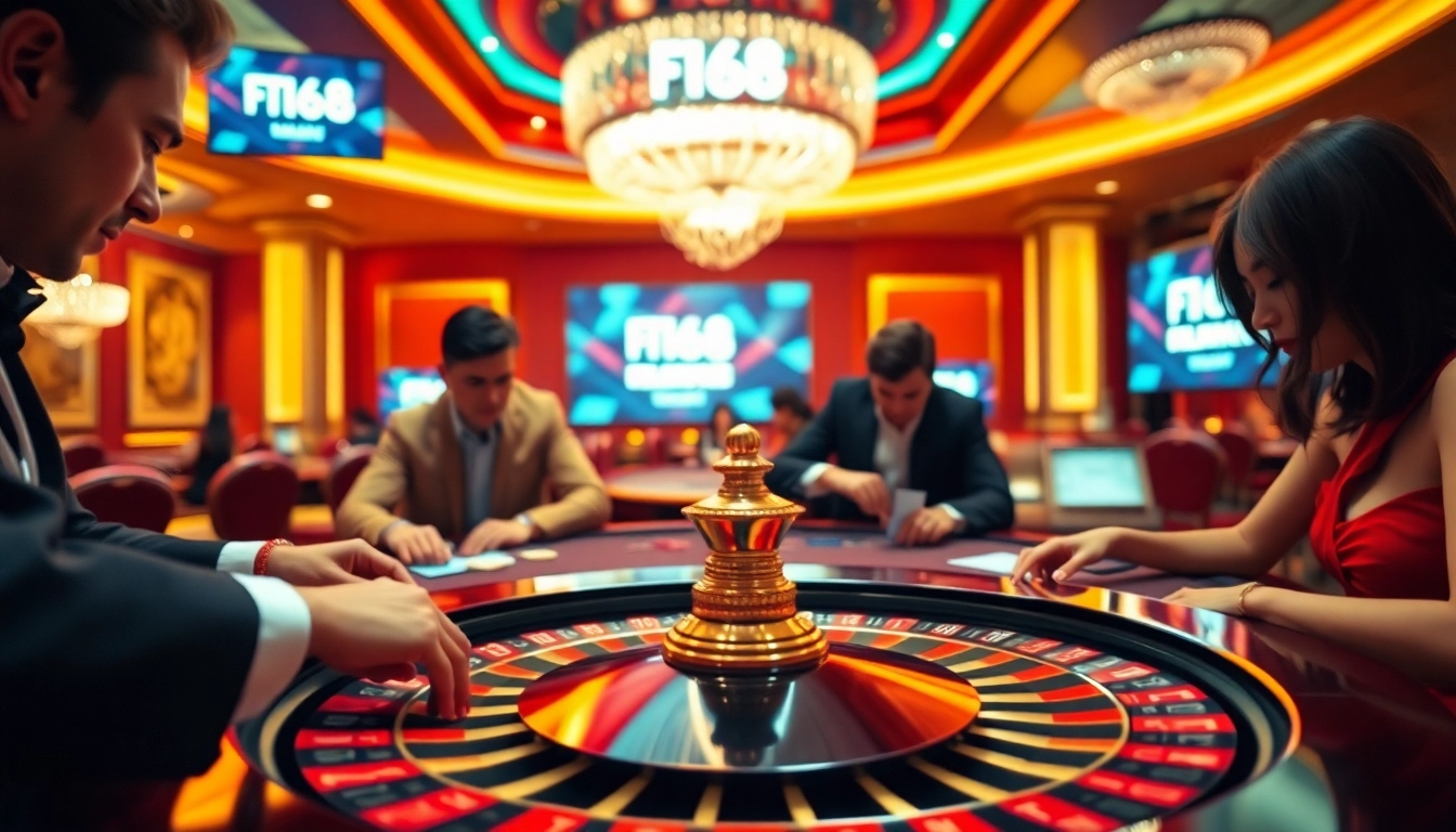 Engage in thrilling gameplay at F168 đăng nhập with vibrant casino visuals and action-packed scenes.