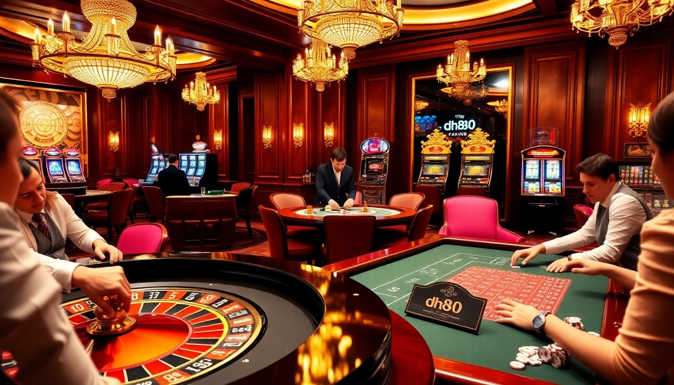 Experience thrilling gameplay at dh88 casino with exciting roulette and poker action.