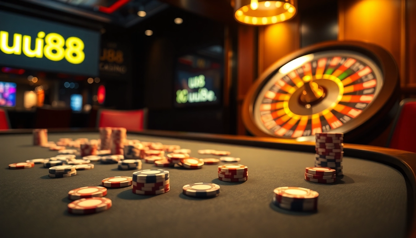 Engage with thrilling games at uu88 casino with dynamic poker tables and vibrant roulette.
