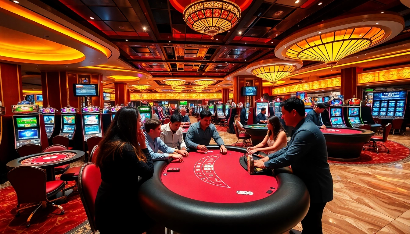 Experience high-stakes excitement at TR88 casino with vibrant gaming and luxury ambiance.