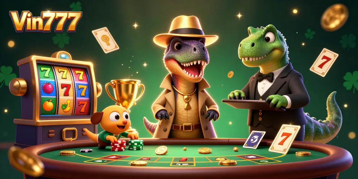 Bet on exciting games at Vin777 with a velociraptor card counter and rare gaming elements.