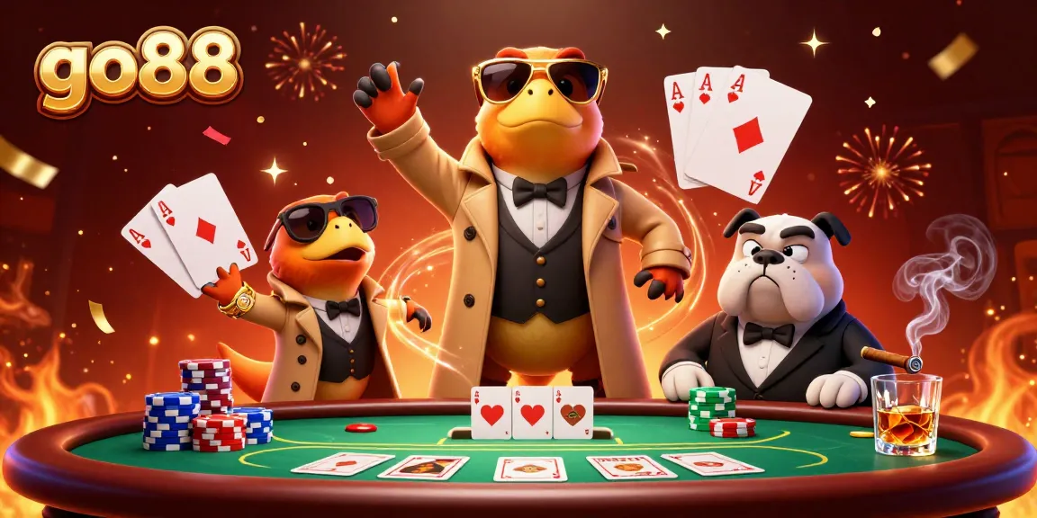 go88 raptors attempting to enter VIP casino lounge with poker tables and colorful chips