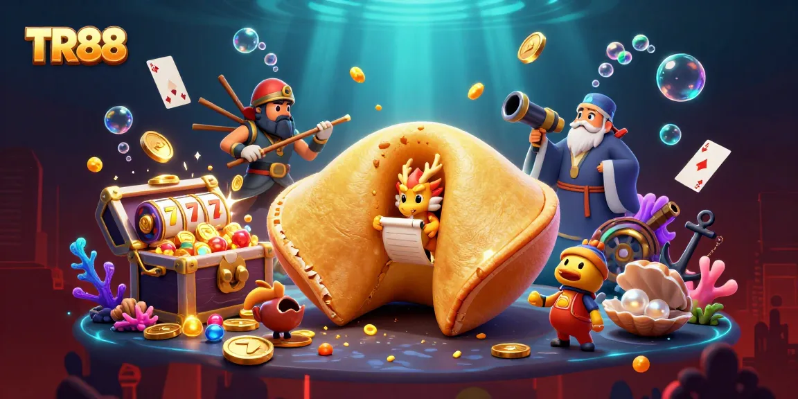 Experience TR88's vibrant casino world with animated elements showcasing strategy and excitement.