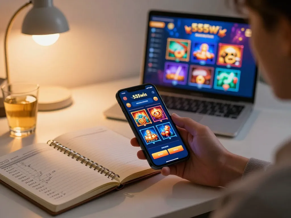 Experience dynamic betting action on the 555win app while enjoying a cozy home setting.