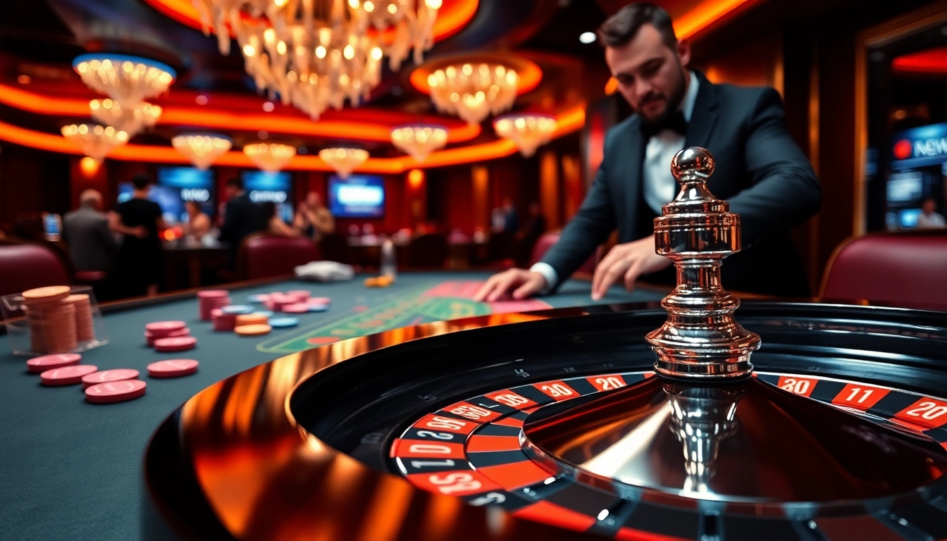 Experience the thrill of rr 88 at a lively casino with roulette and engaging dealers.