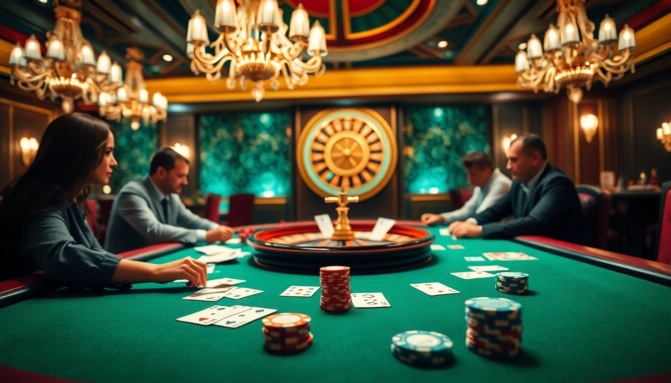 Intense poker game showcasing strategy at WW88.COM with chips and cards.