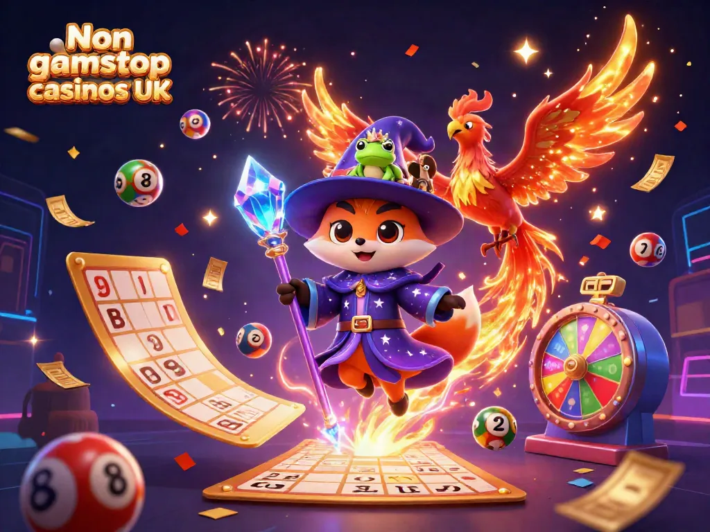 Experience the excitement of Non gamstop casinos UK with a mystical wizard fox and glowing games.