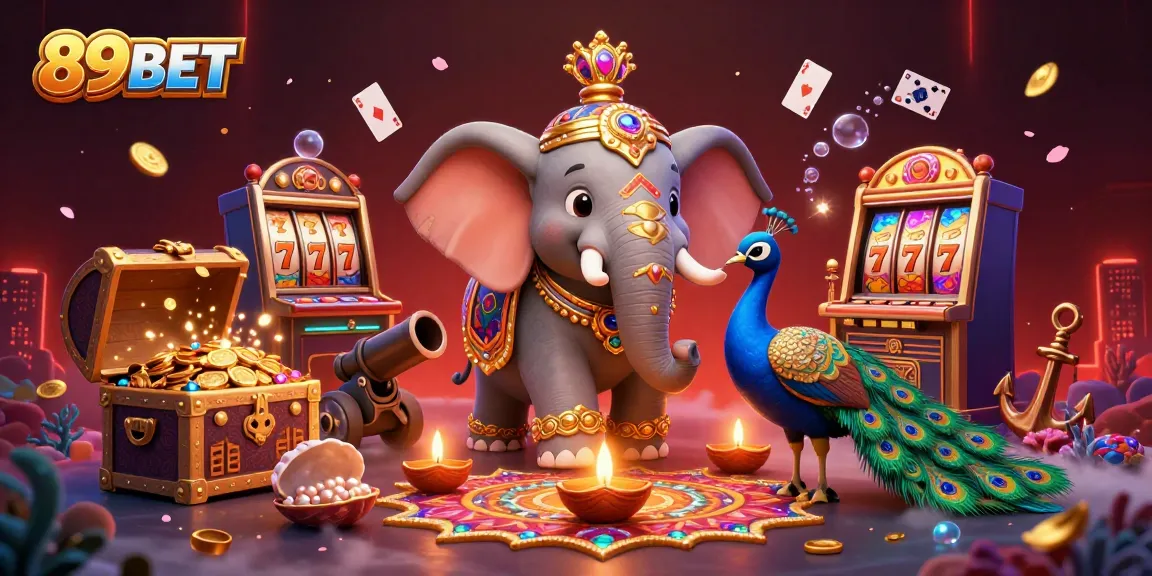 Engage with exciting gameplay at 89BET, featuring vibrant casino elements and dynamic characters.