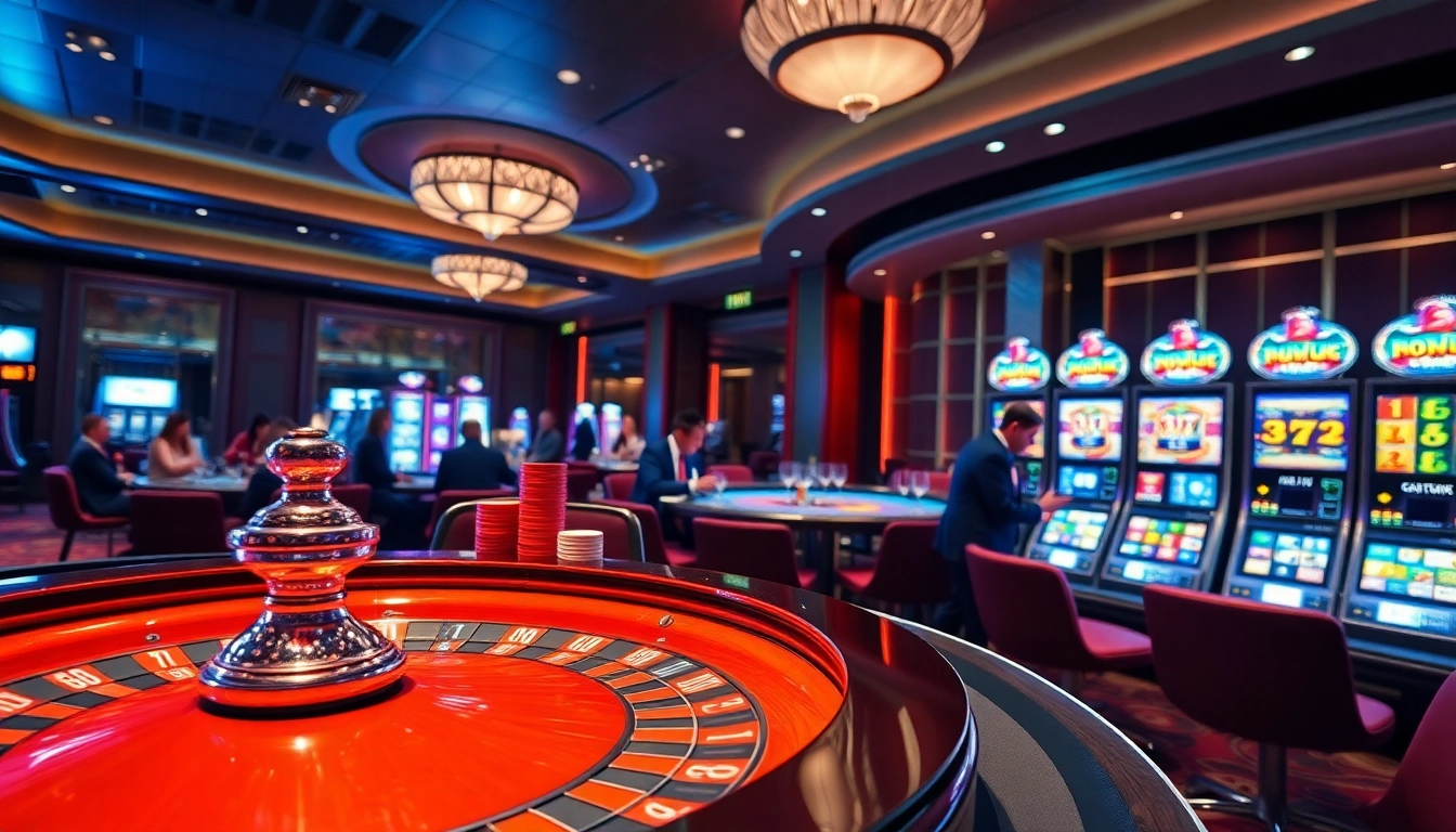 Experience high-stakes gambling at https://888p.se.net/ with vibrant casino visuals, roulette wheels, and poker chips.