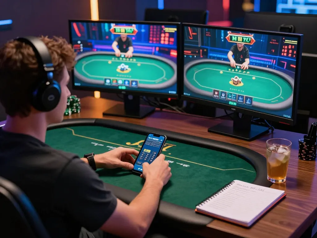 Join the exciting action at https://go8.agency/ as players engage in thrilling online poker strategy.