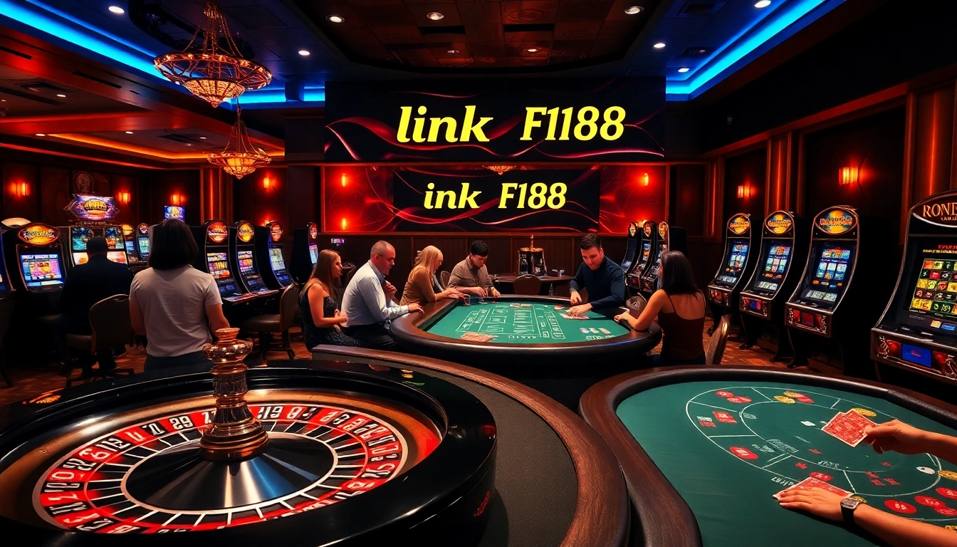Experience the luxury and excitement of gambling at F168 link with vibrant casino elements.