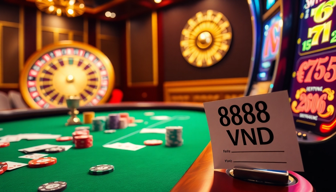 Experience the thrill of winning at a luxurious casino with 888vnd betting opportunities.