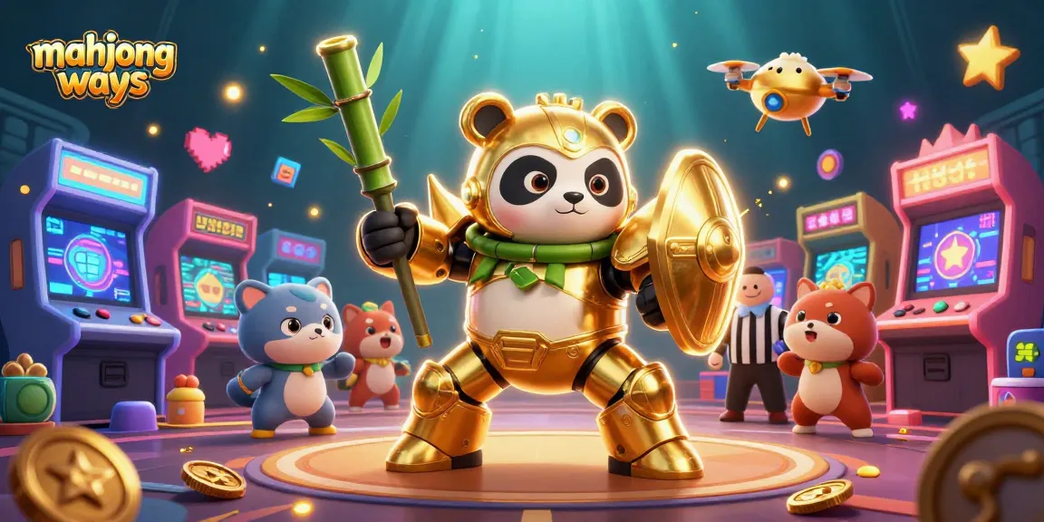 Experience the excitement of mahjong ways with vibrant game elements and engaging characters in this captivating illustration.