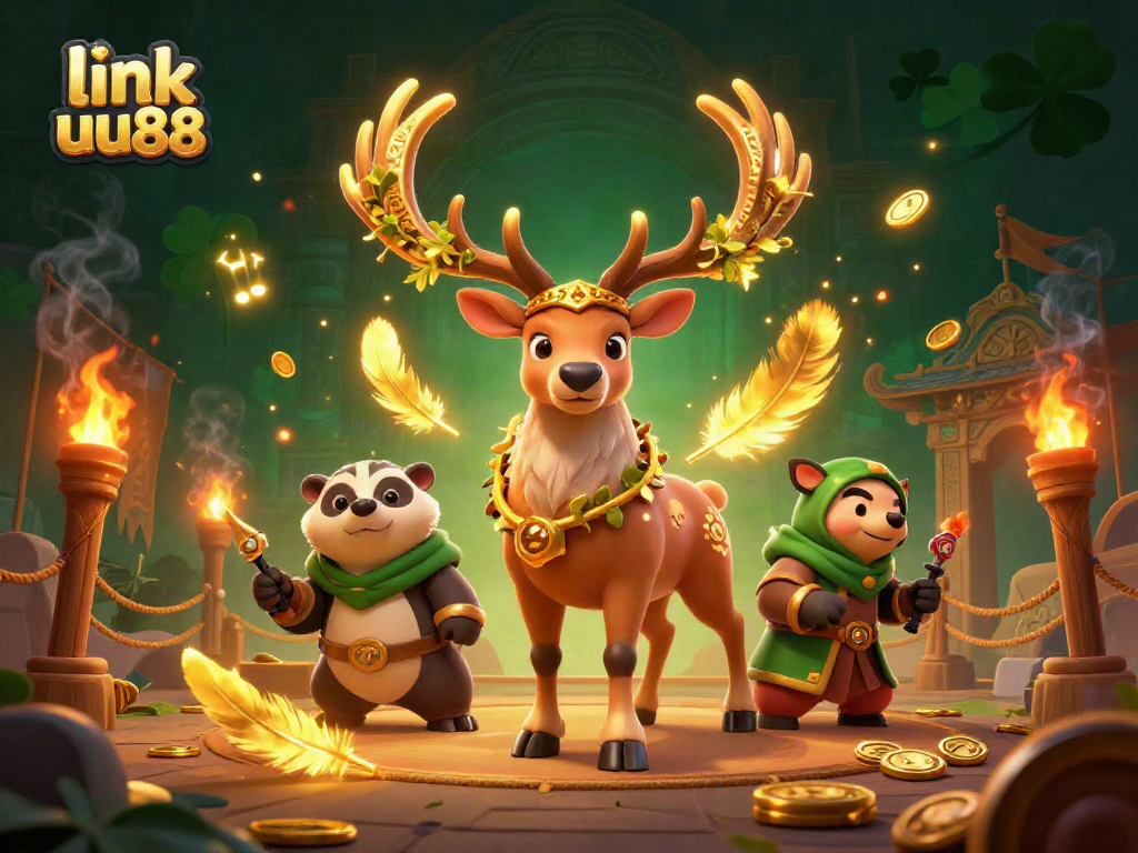 Experience the thrill of winning with link uu88’s vibrant 3D casino characters and elements.
