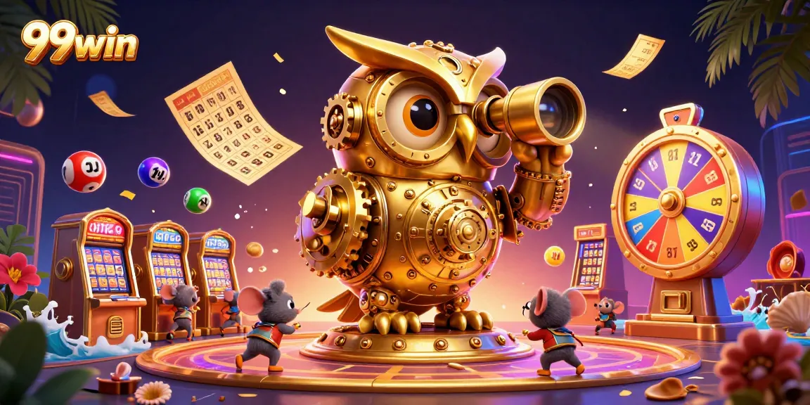 Experience excitement at 99win with vibrant and dynamic casino elements all around.