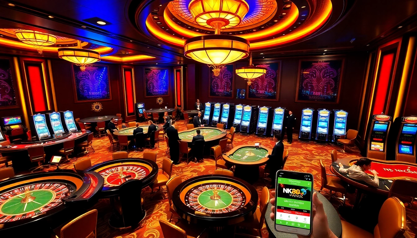 Experience the excitement of nk88 win with luxurious casino visuals and engaging gameplay.