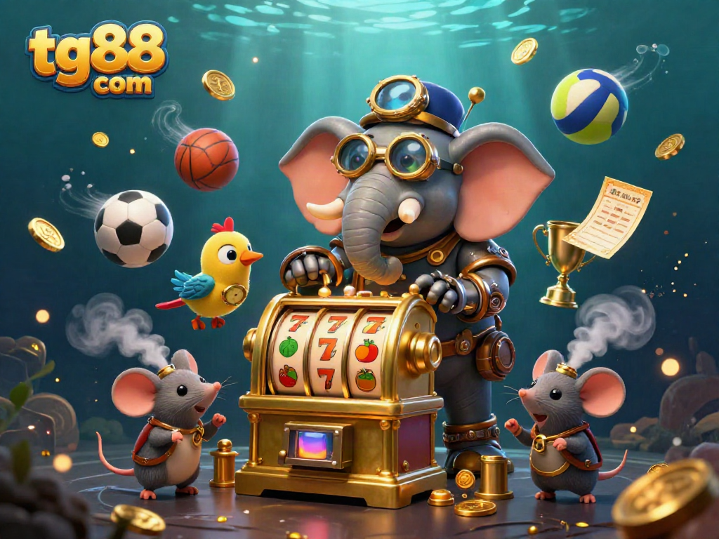 Engage with tg88 com by spinning the reels on a vibrant slot machine with a steampunk twist.