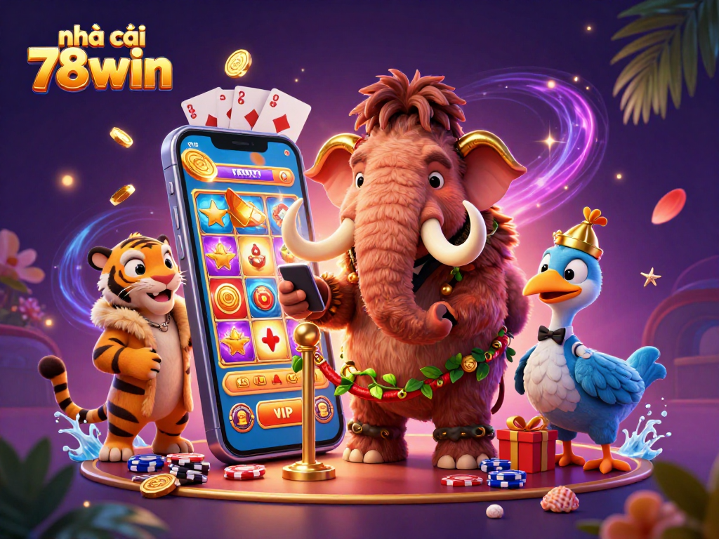 Play exciting casino games with nhà cái 78win featuring immersive characters and vibrant action.