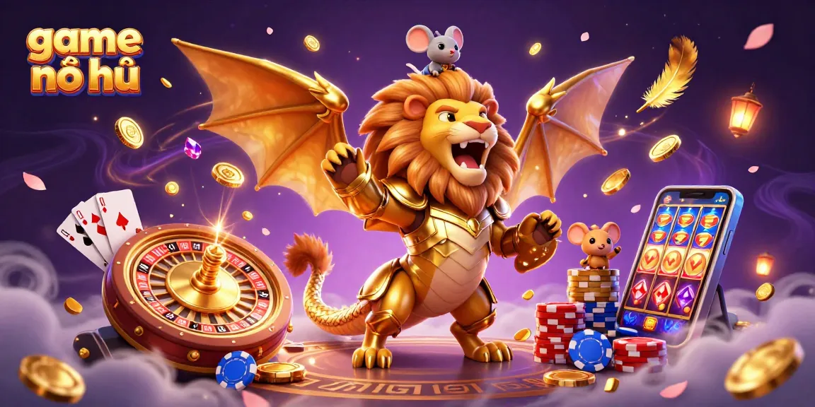 Experience thrilling game nổ hũ with dynamic elements and colorful casino visuals.