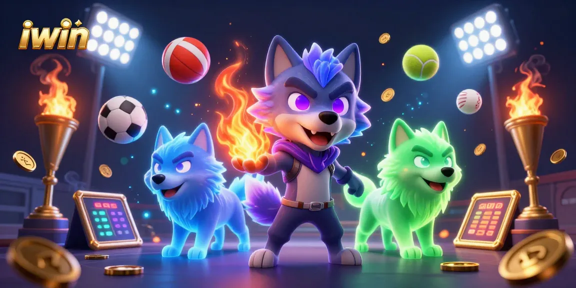 iwin showcases exciting sports betting with ghostly wolves and dynamic game elements.