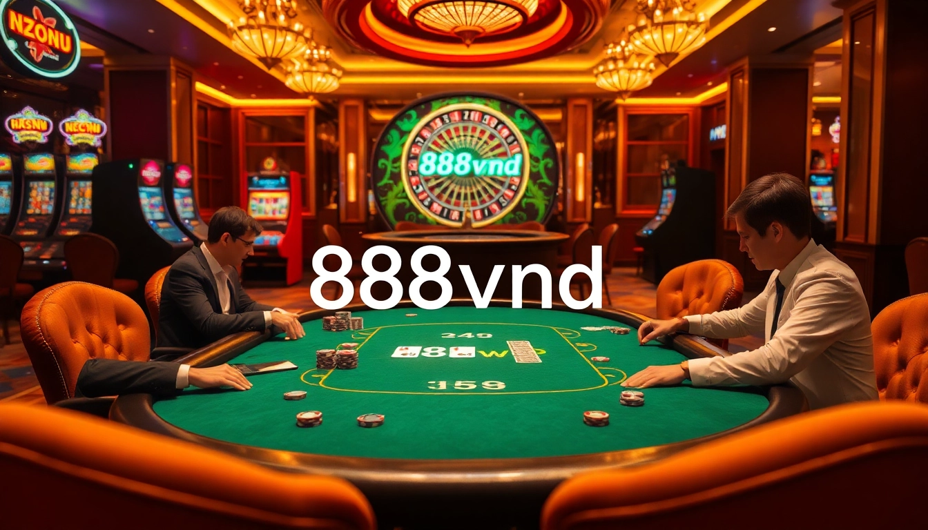 Experience the thrill of gaming at 888vnd with precision poker play and vibrant casino atmosphere.