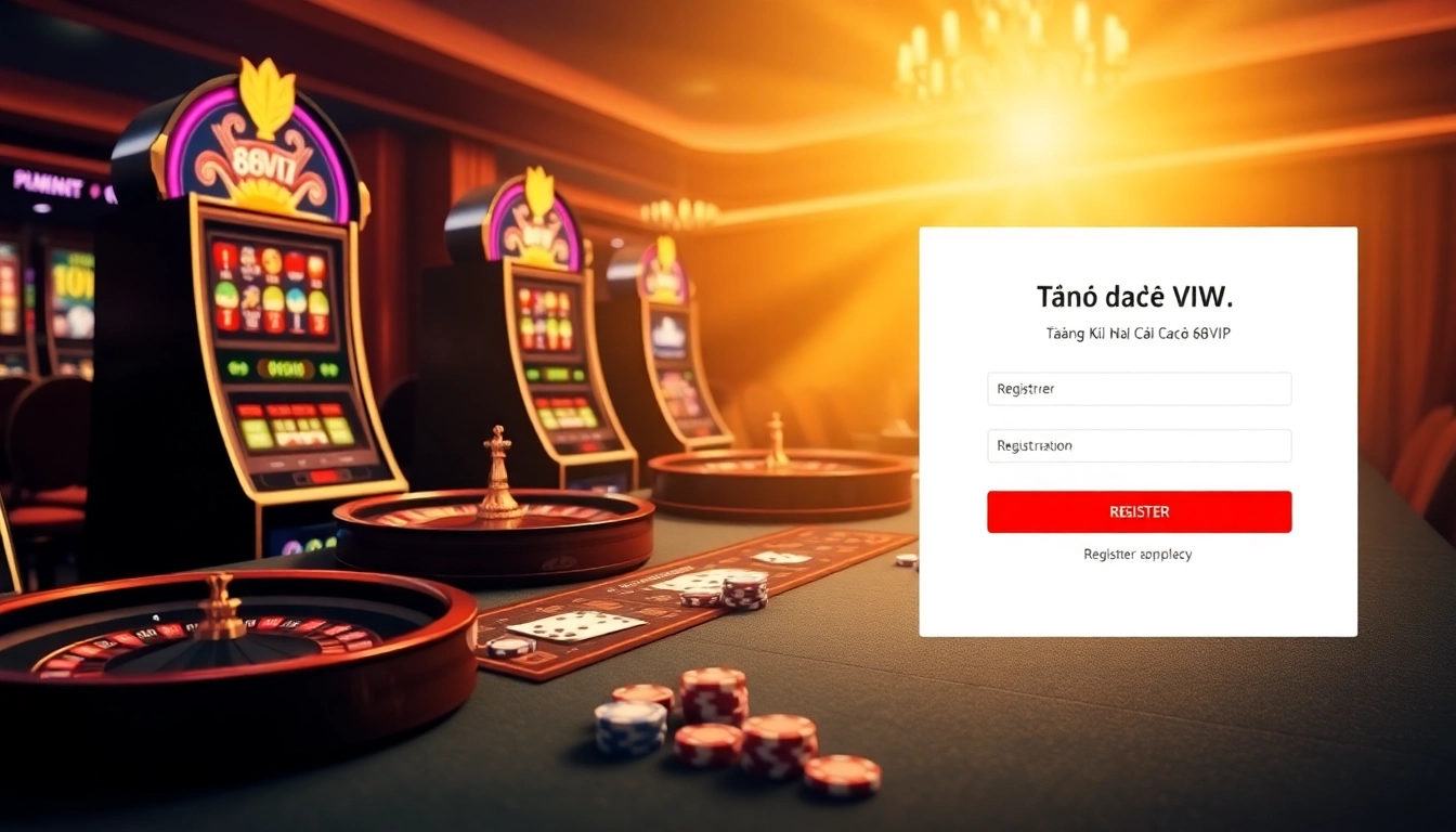 Register at 68VIP Casino for thrilling gaming experiences and exciting promotions.