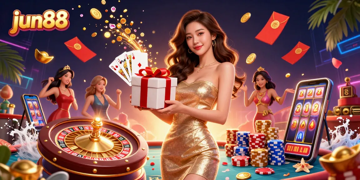 Win exciting bonuses at jun88 with a lively casino experience featuring stunning visuals and festive elements.