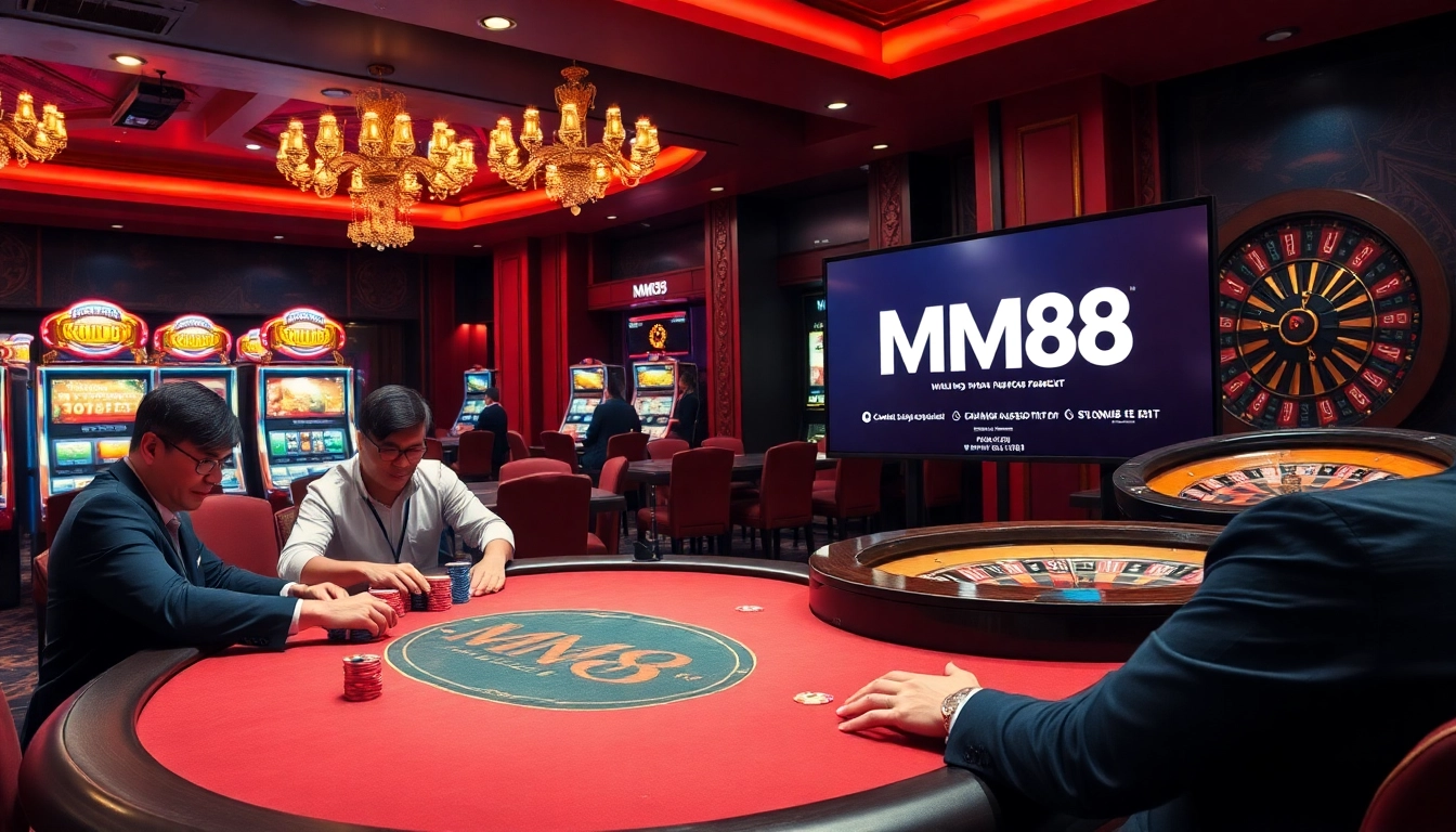 Engage in thrilling gameplay at https://mm88.bar/ featuring vibrant poker tables and exciting slots.