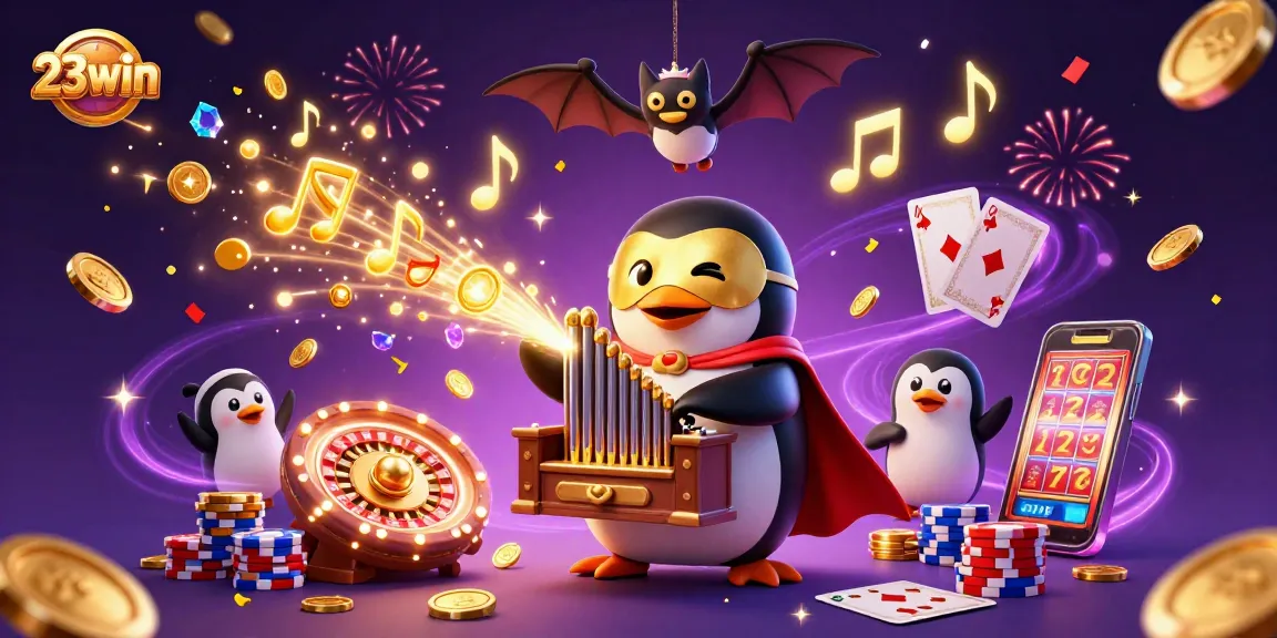 Experience the thrilling gaming world of 23win with vibrant characters and winning elements!