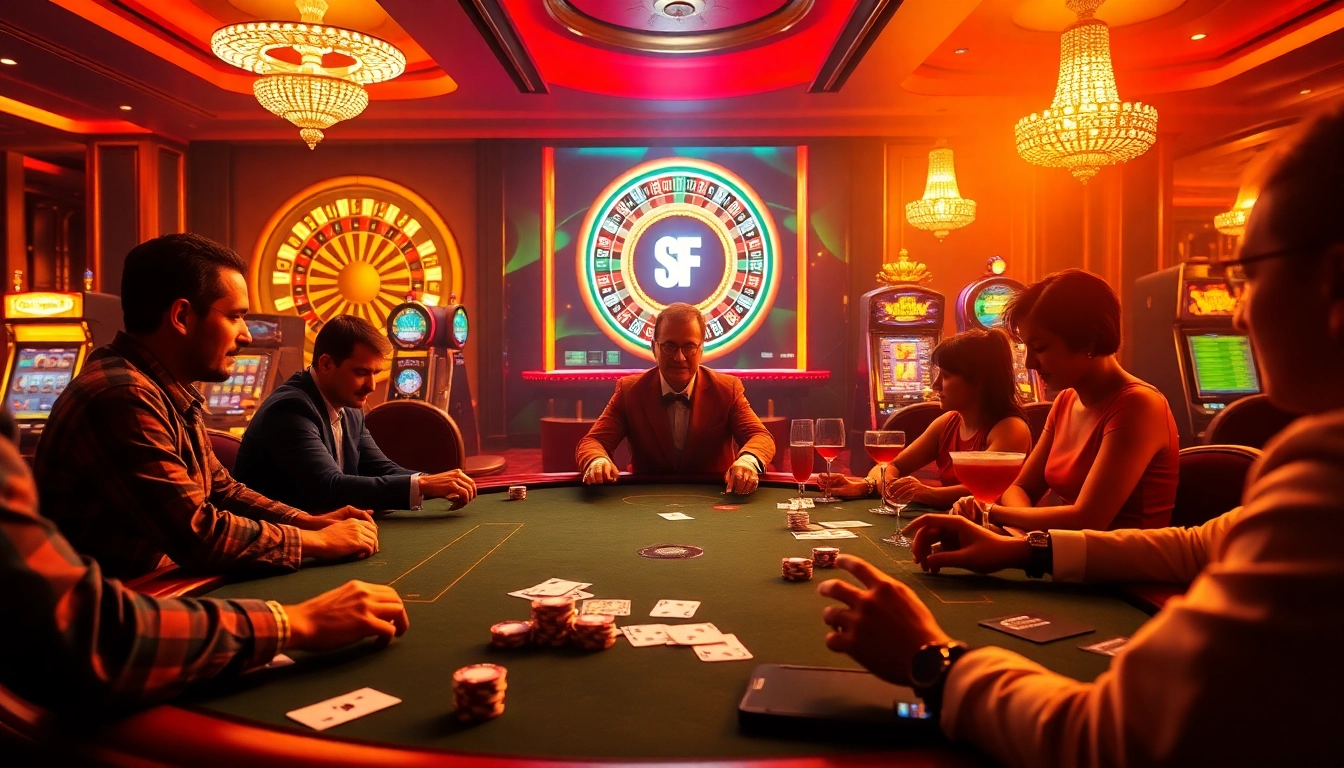 Engage in high-stakes poker at loto188.gb.net with vibrant casino tables and exciting gaming atmosphere.