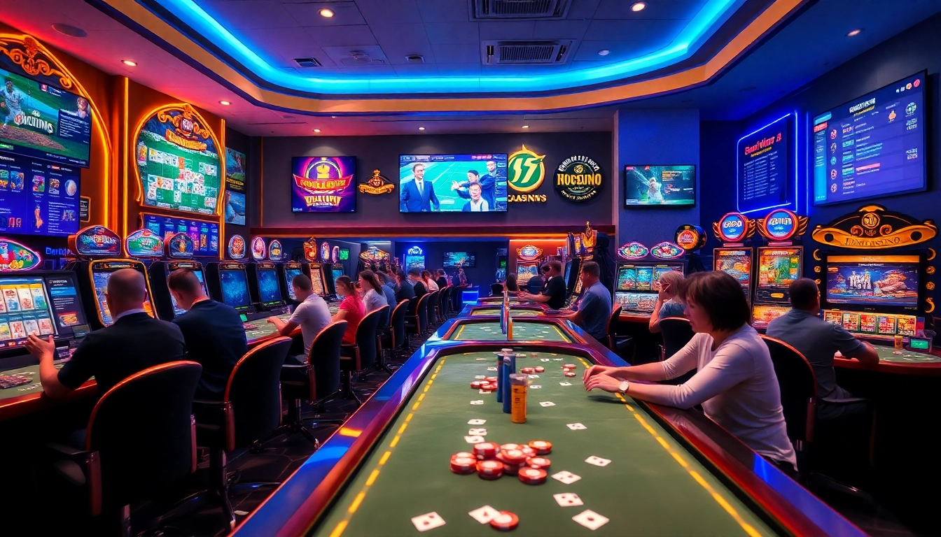 Experience the excitement of online gaming at luck8win.live with vibrant casino visuals.
