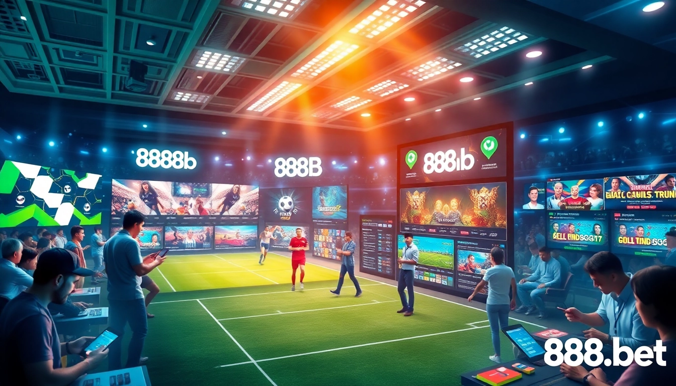 Engaging online betting platform features of 888b.bet showcasing vibrant sports betting options and casino games.